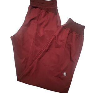 lululemon athletica Burgundy Track Pants